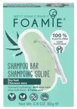 De Online Drogist Foamie shampoo bar aloë vera 80gr aanbieding