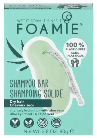 De Online Drogist Foamie shampoo bar aloë vera 80gr aanbieding