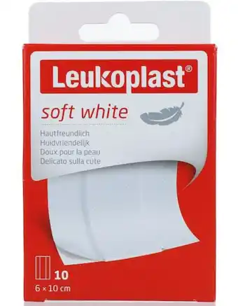 De Online Drogist Leukoplast soft white wondpleister 10st aanbieding