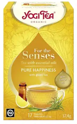 De Online Drogist Yogi tea pure happiness citroen & citroengras 17st aanbieding