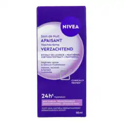 De Online Drogist Nivea essentials 24u nachtcrème gevoelige huid 50ml aanbieding