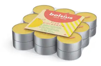 De Online Drogist Bolsius true citronella theelichtjes 18st aanbieding