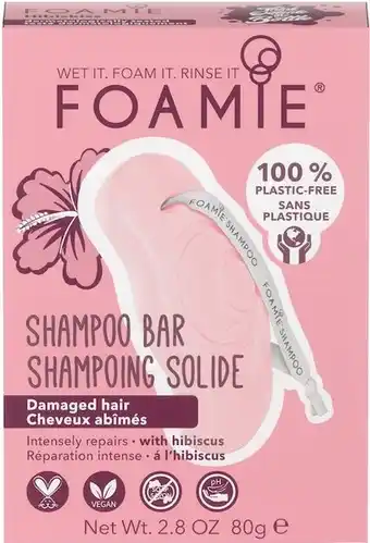 De Online Drogist Foamie shampoo bar hibiskiss 80gr aanbieding