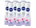 De Online Drogist Nivea fresh cherry anti-transpirant voordeelverpakking 6x150ml aanbieding