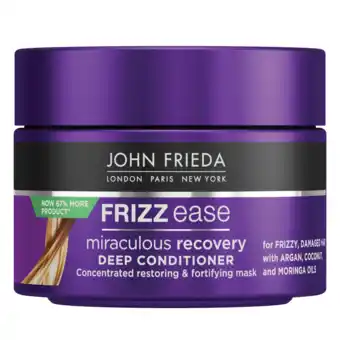 De Online Drogist John frieda frizz ease miraculous recovery deep conditioner 250ml aanbieding