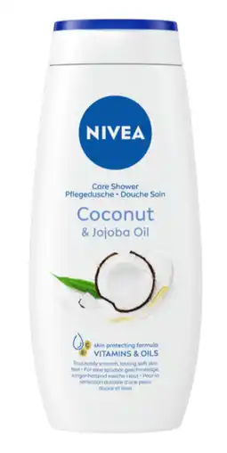 De Online Drogist Nivea coconut & jojoba oil care shower 250ml aanbieding