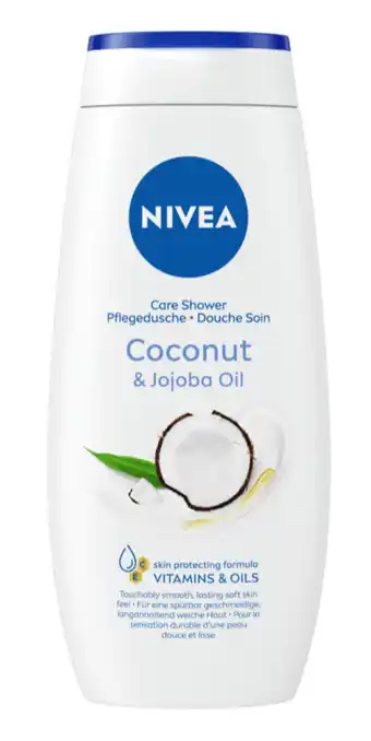 De Online Drogist Nivea coconut & jojoba oil care shower 250ml aanbieding