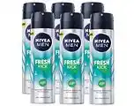 De Online Drogist Nivea men fresh kick anti-transpirant spray voordeelverpakking 6x150ml aanbieding