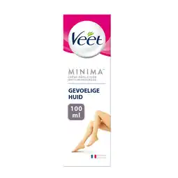 De Online Drogist Veet ontharingscrème gevoelige huid minima 100ml aanbieding