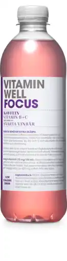 De Online Drogist Vitamin well focus 500ml aanbieding