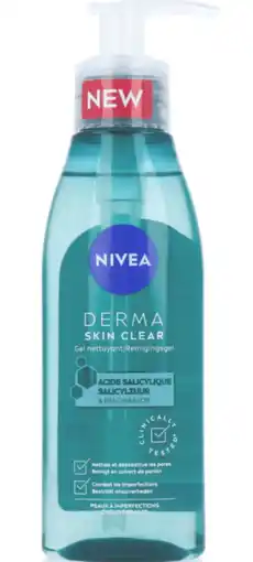 De Online Drogist Nivea derma skin clear reinigingsgel 150ml aanbieding