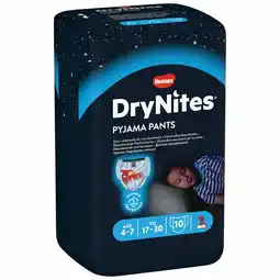 De Online Drogist Huggies drynites boys maat m (17-30kg) 10st aanbieding
