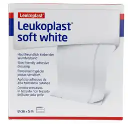 De Online Drogist Leukoplast soft white wondpleister 5m x 8cm 1st aanbieding