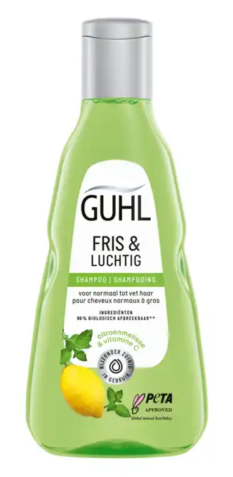 De Online Drogist Guhl fris & luchtig shampoo voor normaal tot vet haar 250ml aanbieding