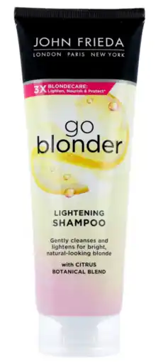 De Online Drogist John frieda sheer blonde go blonder lightening shampoo 250ml aanbieding