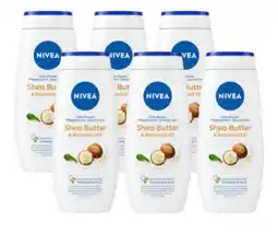 De Online Drogist Nivea shea butter & botanical oil soft care shower voordeelverpakking 6x250ml aanbieding