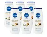 De Online Drogist Nivea shea butter & botanical oil soft care shower voordeelverpakking 6x250ml aanbieding