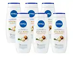 De Online Drogist Nivea shea butter & botanical oil soft care shower voordeelverpakking 6x250ml aanbieding
