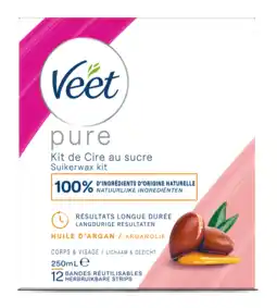 De Online Drogist Veet warme wax orientaalse wax minima arganolie 250ml aanbieding