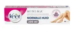 De Online Drogist Veet minima ontharingscrème normale huid 200ml aanbieding