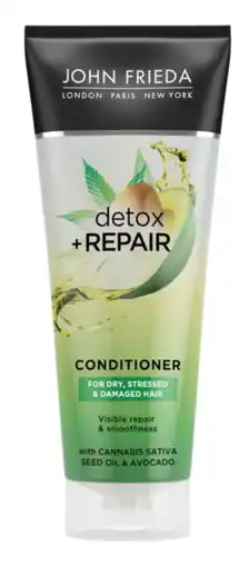 De Online Drogist John frieda detox & repair conditioner 250ml aanbieding