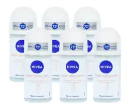 De Online Drogist Nivea satin sensation anti-transpirant roll-on voordeelverpakking 6x50ml aanbieding