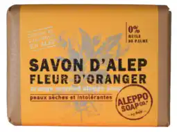De Online Drogist Aleppo soap co savon d'alep oranjebloesem zeep 100gr aanbieding