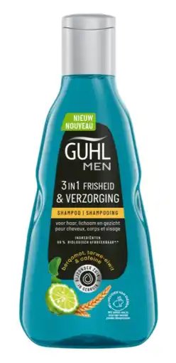 De Online Drogist Guhl men 3-in-1 frisheid & verzorging 250ml aanbieding