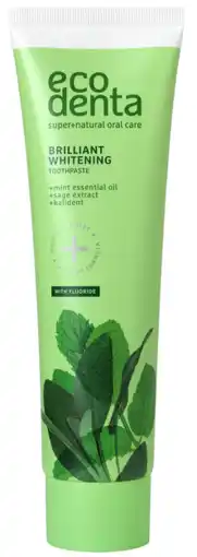 De Online Drogist Ecodenta tandpasta brilliant whitening 100ml aanbieding