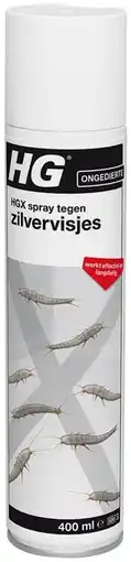 De Online Drogist Hg x spray tegen zilvervisjes 400ml aanbieding