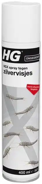 De Online Drogist Hg x spray tegen zilvervisjes 400ml aanbieding