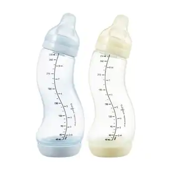 De Online Drogist Difrax doublepack s-babyfles natural 250ml - ice/popcorn 2st aanbieding