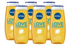 De Online Drogist Nivea love sunshine douchegel voordeelverpakking 6x250ml aanbieding