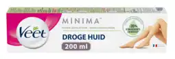 De Online Drogist Veet ontharingscrème droge huid minima 200ml aanbieding