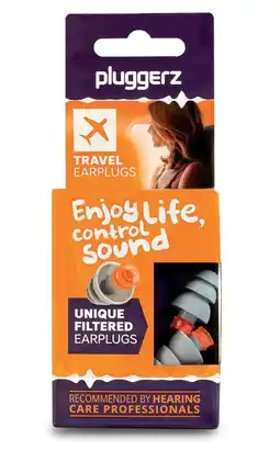 De Online Drogist Pluggerz travel earplugs 1pr aanbieding