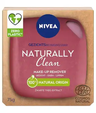 De Online Drogist Nivea naturally clean make-up remover reinigingsbar 75gr aanbieding
