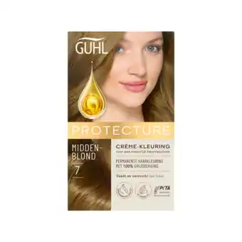 De Online Drogist Guhl protecture crème-kleuring 7 middenblond 150ml aanbieding