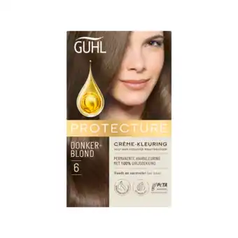 De Online Drogist Guhl protecture crème-kleuring 6 donkerblond 150ml aanbieding