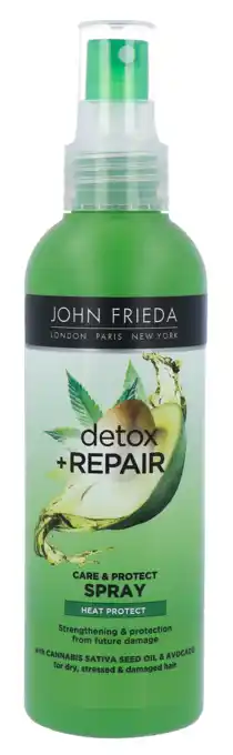 De Online Drogist John frieda detox & repair care & protect haarspray 200ml aanbieding