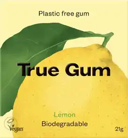 De Online Drogist True gum lemon 21gr aanbieding