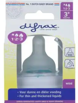De Online Drogist Difrax difrax 1-2-3 ring wide 1st aanbieding