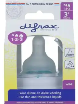 De Online Drogist Difrax difrax 1-2-3 ring wide 1st aanbieding