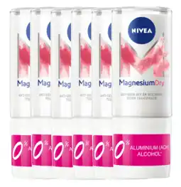 De Online Drogist Nivea magnesium dry care roll-on voordeelverpakking 6x50ml aanbieding