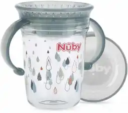 De Online Drogist Nuby wonderbeker grijs 6m+ 240ml aanbieding