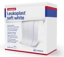 De Online Drogist Leukoplast soft white wondpleister 5m x 4cm 1st aanbieding