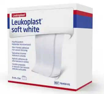 De Online Drogist Leukoplast soft white wondpleister 5m x 4cm 1st aanbieding