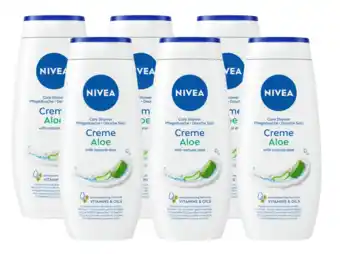 De Online Drogist Nivea douchecrème aloë voordeelverpakking 6x250ml aanbieding