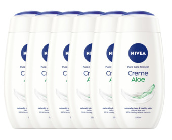 De Online Drogist Nivea douchecrème aloë voordeelverpakking 6x250ml aanbieding