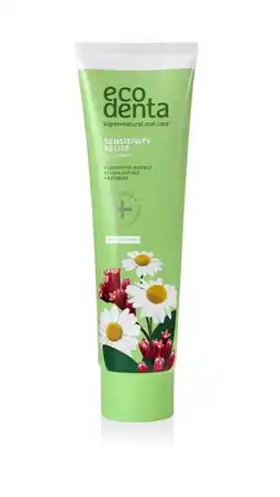 De Online Drogist Ecodenta tandpasta sensitivity relief 100ml aanbieding
