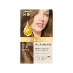 De Online Drogist Guhl protecture crème-kleuring 7.3 middengoudblond 150ml aanbieding